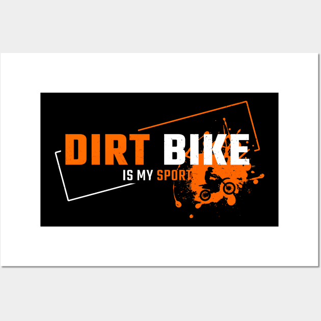 dirt bike Wall Art by Circle Project